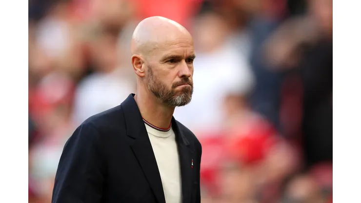 Jan Kruger/Getty Images- Erik Ten Hag, técnico do Manchester United