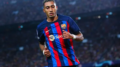 Eric Alonso/Getty Images- Raphinha, atacante do Barcelona
