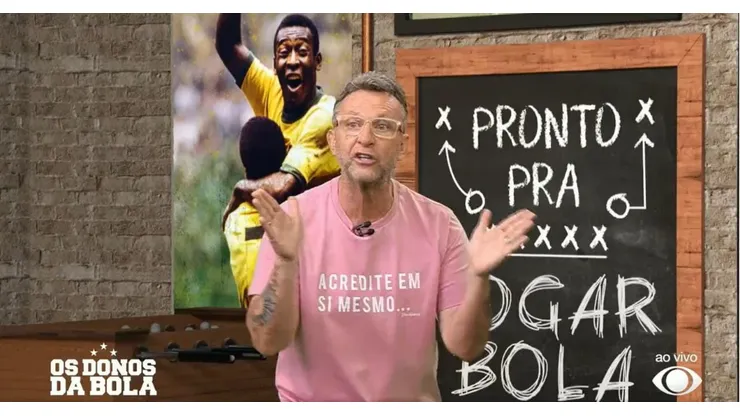 Foto: Reprodução/ TV Bandeirantes - Neto crava novo comandante no Flamengo