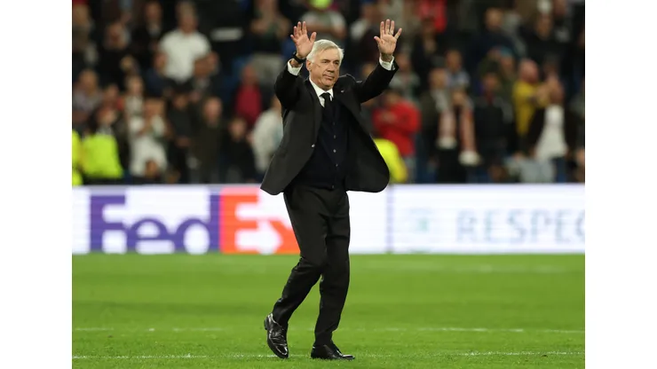 Clive Brunskill/Getty Images- Carlo Ancelotti, técnico do Real Madrid