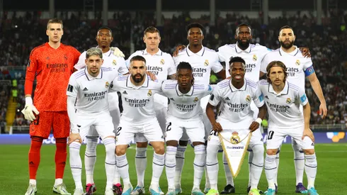 Michael Steele/Getty Images- Elenco do Real Madrid