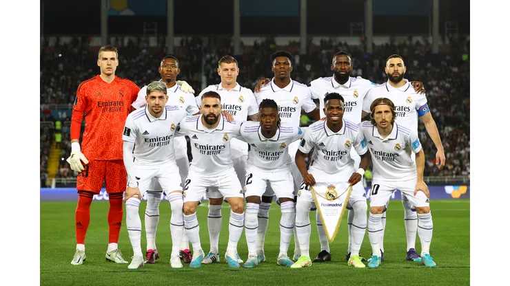 Michael Steele/Getty Images- Elenco do Real Madrid