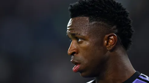 Michael Steele/Getty Images- Vinícius Júnior, atacante do Real Madrid