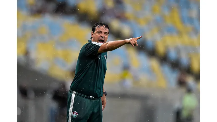 Thiago Ribeiro/AGIF- Fernando Diniz, técnico do Fluminense