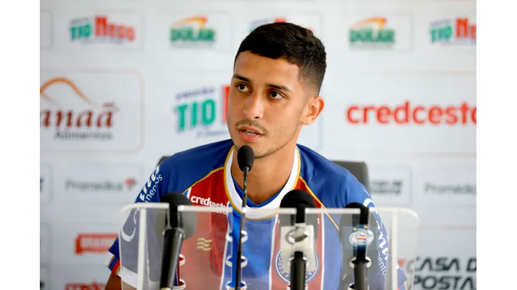 Foto: Felipe Oliveira / EC Bahia - Meia falou sobre empate na Copa do Nordeste