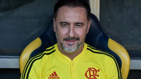 Foto: (Thiago Ribeiro/AGIF) – Vítor Pereira se envolveu em polêmica com o Corinthians por conta de uma declaração no Flamengo
