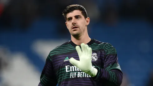 Denis Doyle/Getty Images- Thibaut Courtois, goleiro do Real Madrid