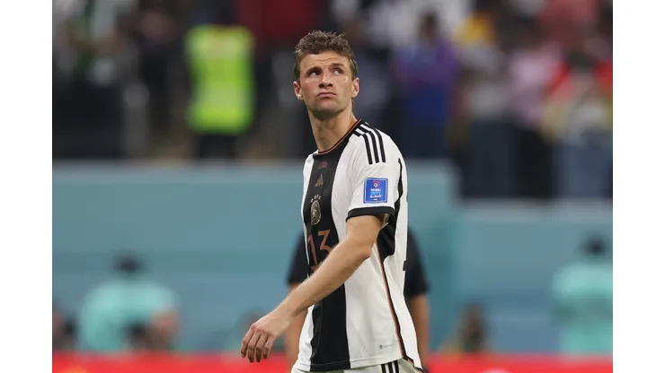Alexander Hassenstein/Getty Images- Thomas Muller, atacante do Bayern