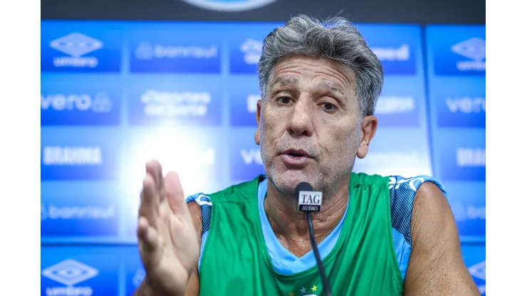 FOTO: LUCAS UEBEL/GREMIO FBPA - Renato Gaúcho comenta situação polêmica.