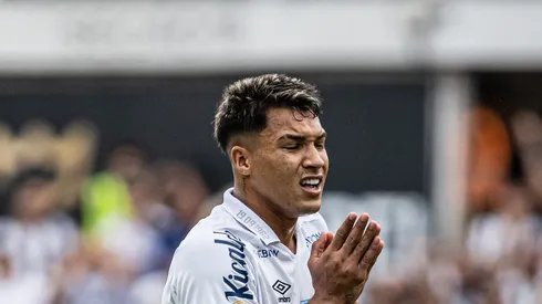 Foto: Raul Baretta/AGIF – Marcos Leonardo pode desfalcar o Santos