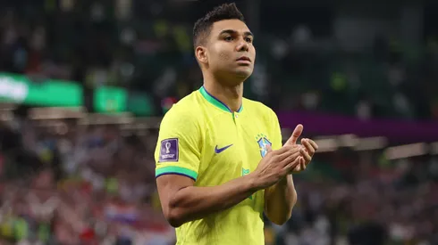 Michael Steele/Getty Images- Casemiro, volante da Seleção