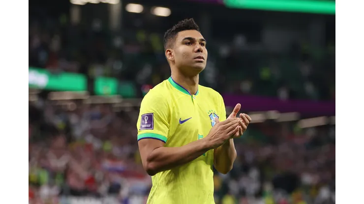 Michael Steele/Getty Images- Casemiro, volante da Seleção