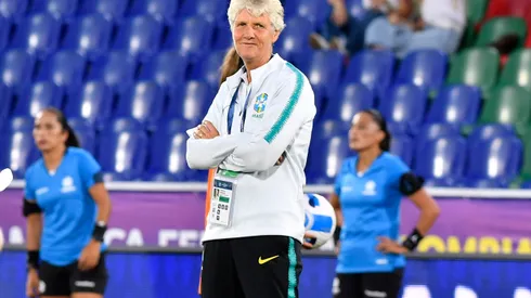 Gabriel Aponte/Getty Images- Pia Sundhage, técnica da Seleção Feminina