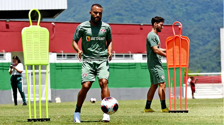 FOTO DE MAILSON SANTANA/FLUMINENSE FC - Samuel Xavier comenta momento no Flu.FOTO DE MAILSON SANTANA/FLUMINENSE FC - Samuel Xavier comenta momento no Flu.