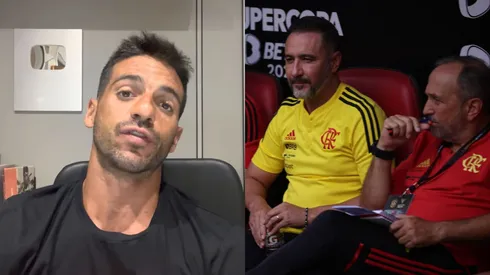 Foto Esq.: Reprodução YouTube e Foto Dir.: Ettore Chiereguini/AGIF – Venê Casagrande e Vítor Pereira