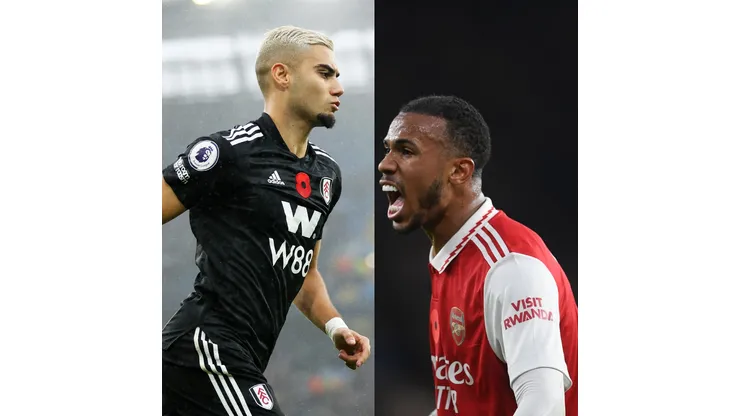 Harriet Lander/Catherine Ivill/ Getty Images- Andreas Pereira (Fulham) e Gabriel Magalhães (Arsenal)