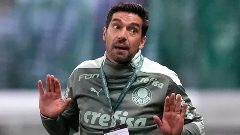 Foto: Andre Penner – Pool/Getty Images – Abel Ferreira, técnico do Palmeiras