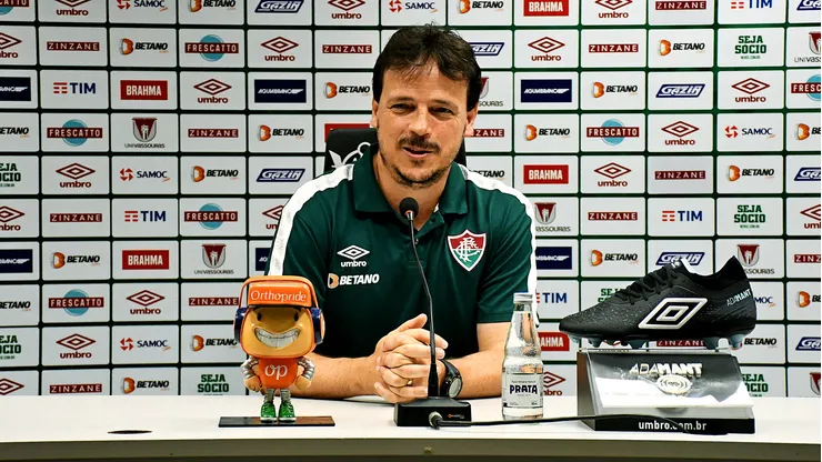 FOTO DE MAILSON SANTANA/FLUMINENSE FC - Fernando Diniz, técnico do Fluminense