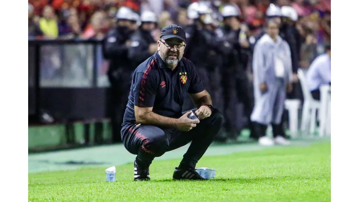 Rafael Vieira/AGIF- Enderson Moreira, técnico do Sport
