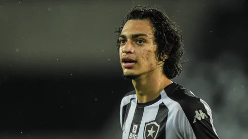 RJ – Rio de Janeiro – 07/02/2022 – CARIOCA 2022, BOTAFOGO X NOVA IGUACU – Matheus Nascimento jogador do Botafogo comemora seu gol durante partida contra o Nova Iguacu no estadio Engenhao pelo campeonato Carioca 2022. Foto: Thiago Ribeiro/AGIF