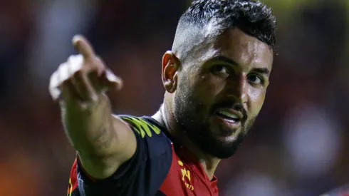 PE – Recife – 24/01/2023 – PERNAMBUCANO 2023, SPORT X BELO JARDIM – Wanderson jogador do Sport comemora seu gol durante partida contra o Belo Jardim no estadio Ilha do Retiro pelo campeonato Pernambucano 2023. Foto: Rafael Vieira/AGIF