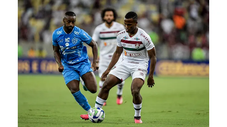 Thiago Ribeiro/AGIF- Fluminense x Paysandu no jogo de ida da Copa do Brasil 2023.