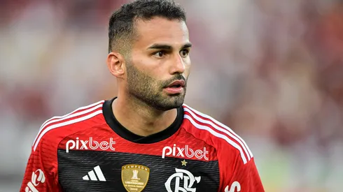 RJ – Rio de Janeiro – 19/03/2023 – CARIOCA 2023, VASCO X FLAMENGO – Thiago Maia jogador do Flamengo durante partida contra o Vasco no estadio Maracana pelo campeonato Carioca 2023. Foto: Thiago Ribeiro/AGIF