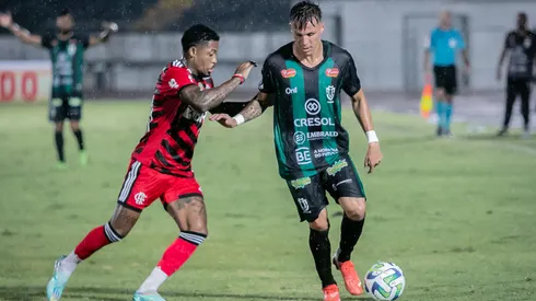 Fernando Teramatsu/AGIF- Maringá-PR x Flamengo no duelo de ida pela Copa do Brasil 2023.