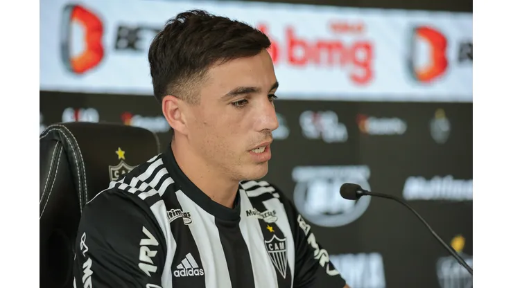 Foto: Pedro Souza / Atlético - Saravia manda recado para torcida do Galo.