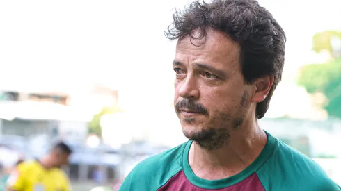 MG – BELO HORIZONTE – 15/04/2023 – BRASILEIRO A 2023, AMERICA-MG X FLUMINENSE – Fernando Diniz tecnico do Fluminense durante partida contra o America-MG no estadio Independencia pelo campeonato BRASILEIRO A 2023. Foto: Gilson Junio/AGIF