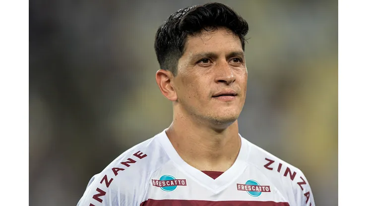 RJ - RIO DE JANEIRO - 12/04/2023 - COPA DO BRASIL 2023, FLUMINENSE X PAYSANDU - German Cano jogador do Fluminense durante partida contra o Paysandu no estadio Maracana pelo campeonato Copa do Brasil 2023. Foto: Thiago Ribeiro/AGIF