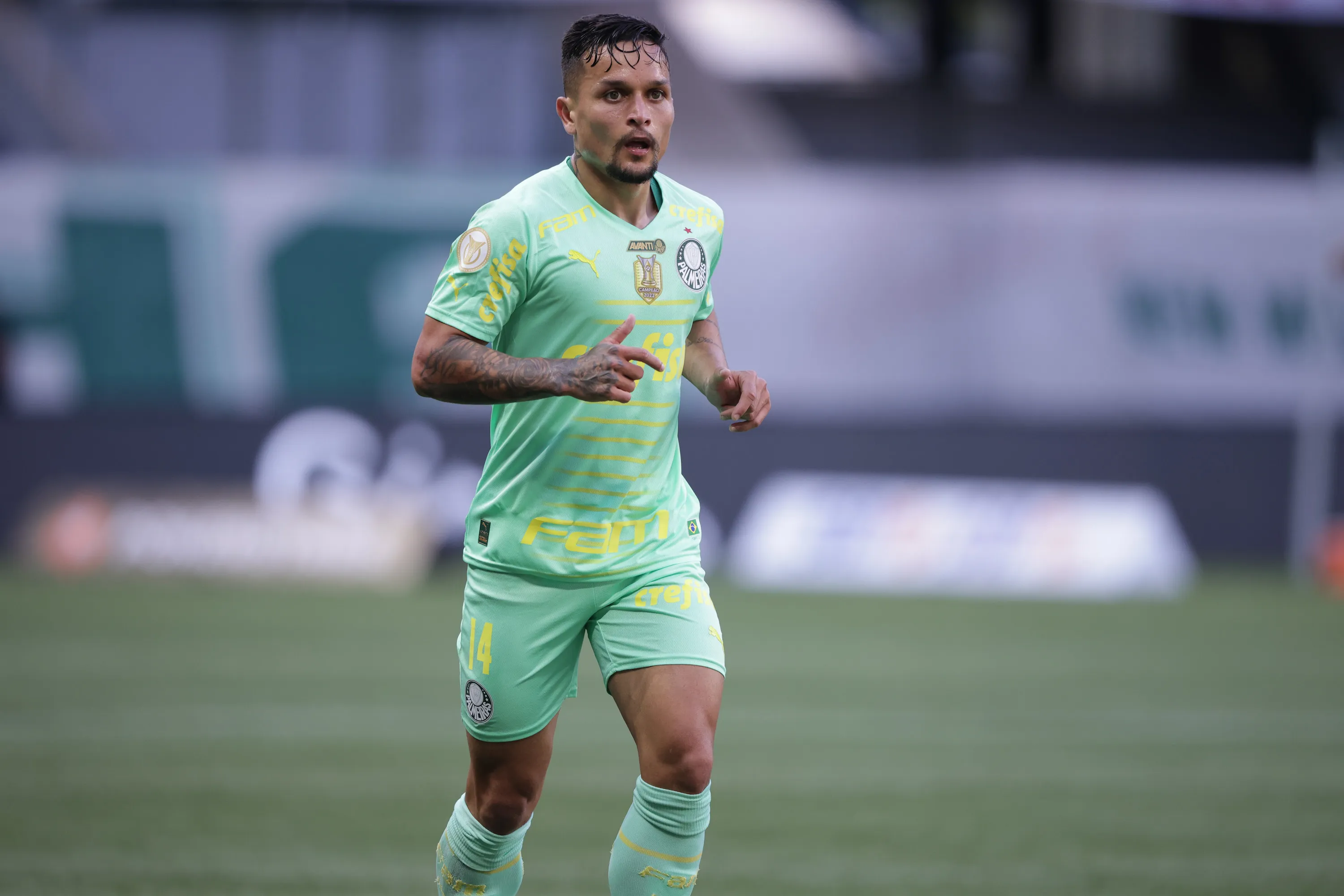 Ettore Chiereguini/AGIF – Artur atuando em seu retorno ao Palmeiras