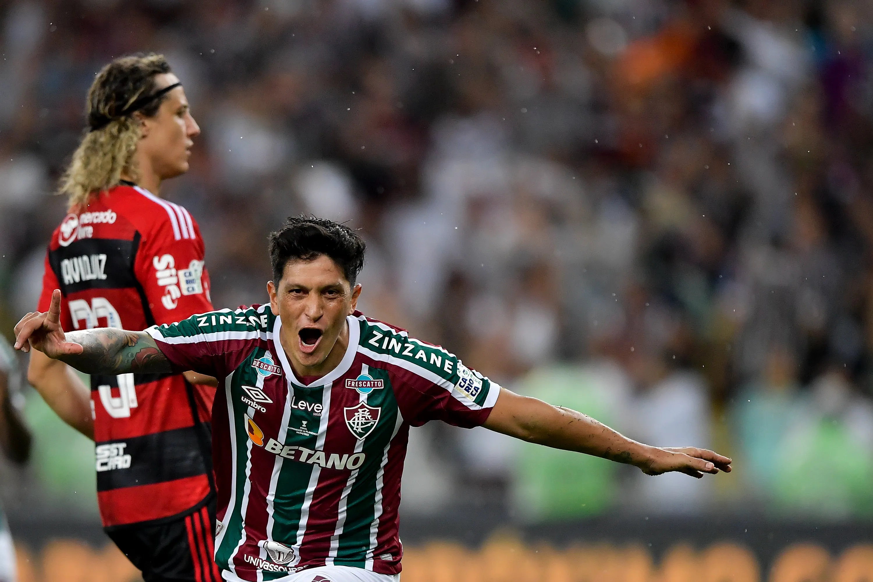 Thiago Ribeiro/AGIF – Cano comemorando gol