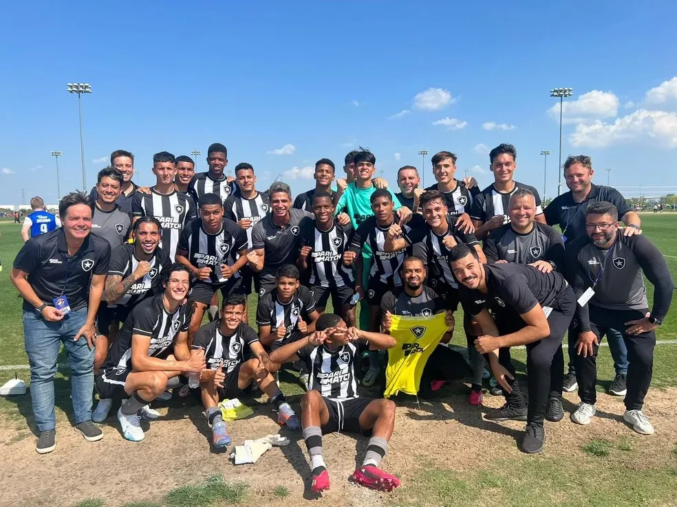 Botafogo na Dallas Cup sub-19 — Foto: Divulgação/Botafogo