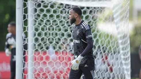 Foto: Bruno Sousa / Atlético - Éverson comenta gol sofrido na final do Campeonato Mineiro.