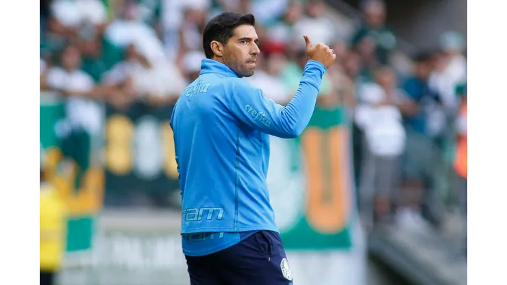 Miguel Schincariol/Getty Images- Abel Ferreira, técnico do Palmeiras