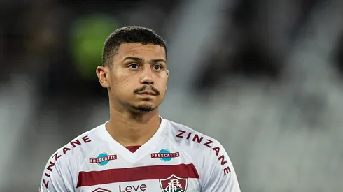 RJ – RIO DE JANEIRO – 20/05/2023 – BRASILEIRO A 2023, BOTAFOGO X FLUMINENSE – Andre jogador do Fluminense durante partida contra o Botafogo no estadio Engenhao pelo campeonato BRASILEIRO A 2023. Foto: Thiago Ribeiro/AGIF