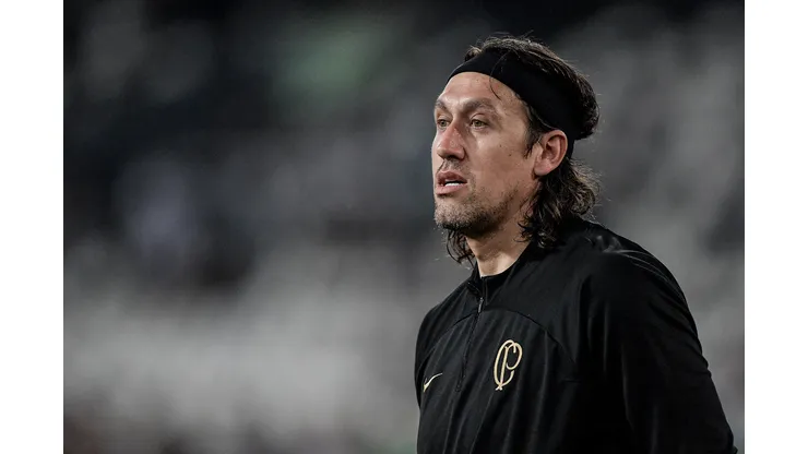 RJ - RIO DE JANEIRO - 11/05/2023 - BRASILEIRO A 2023, BOTAFOGO X CORINTHIANS -Cassio goleiro do Corinthians durante aquecimento antes da partida contra o Botafogo no estadio Engenhao pelo campeonato BRASILEIRO A 2023. Foto: Thiago Ribeiro/AGIF