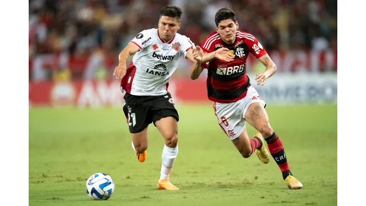 Jorge Rodrigues/AGIF- Flamengo e Ñublenseno primeiro confronto pela Libertadores 2023.