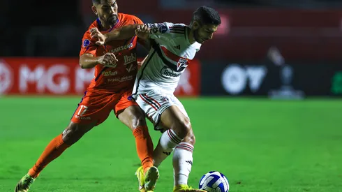 Marcello Zambrana/AGIF- São Paulo x Puerto Cabello no primeiro confronto pela Sul-Americana 2023.