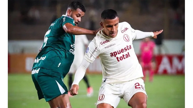Divulgação/ Universitario- Universitario e Goiás no primeiro duelo pela Sul-Americana 2023.