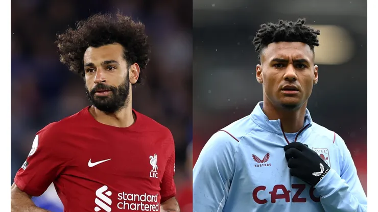 Catherine Ivill/Gareth Copley/Getty Images- Salah (Liverpool) e Watkins (Aston Villa).