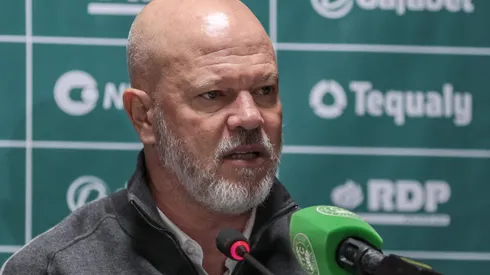 PR – CURITIBA – 14/05/2023 – BRASILEIRO A 2023, ATHLETICO-PR X CORITIBA – Antonio Carlos Zago tecnico do Coritiba durante entrevista coletiva apos a partida contra o Athletico-PR no estadio Arena da Baixada pelo campeonato BRASILEIRO A 2023. Foto: Robson Mafra/AGIF