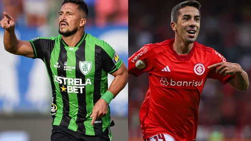 Maxi Franzoi/Gilson Junio/AGIF- Carlos De Pena (Inter) e Aloisio (América-MG).
