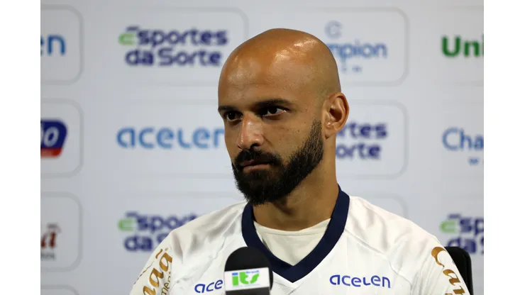 Foto: Felipe Oliveira / EC Bahia - Thaciano fala sobre derrota para o Santos no Campeonato Brasileiro.