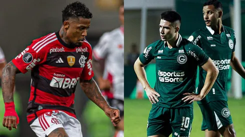 Fotos: Paula Reis (Flamengo) e Rosiron Rodrigues (Goiás)