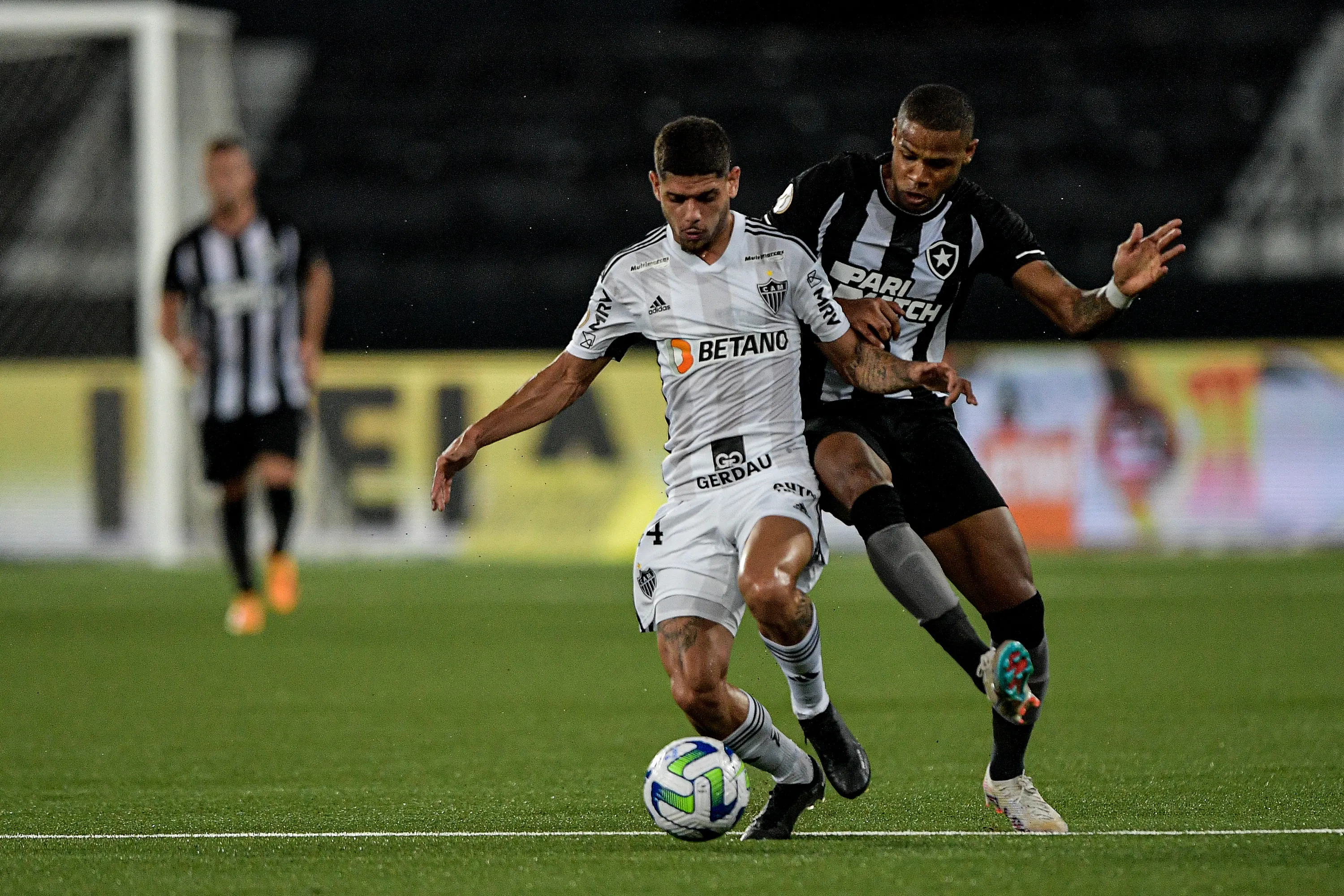 Thiago Ribeiro/AGIF – Junior Santos em partida entre Botafogo x Atlético-MG
