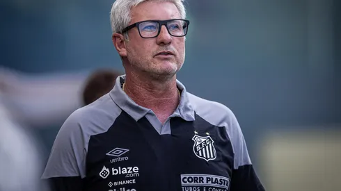 Foto: Raul Baretta/ Santos FC - Odair Hellmann comenta atuação do Santos.