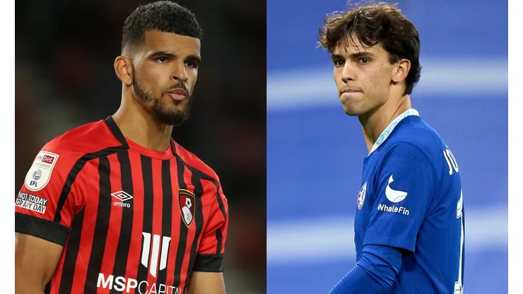 Steve Bardens/Angel Martinez/Getty Images- Solanke (Bournemouth) e João Félix (Chelsea).