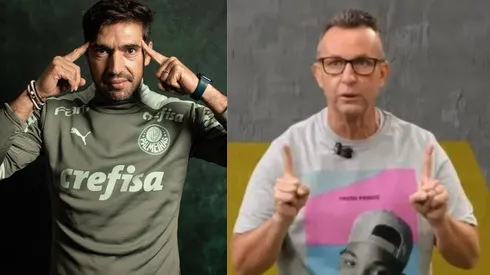 Foto: Abel (Divulgação/Conmebol) e Neto (Reprodução/Grupo Bandeirantes)
